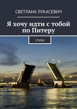 Светлана Лукасевич Я хочу идти с тобой по Питеру. Стихи обложка книги