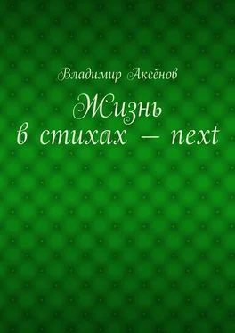 Владимир Аксёнов Жизнь в стихах – next обложка книги