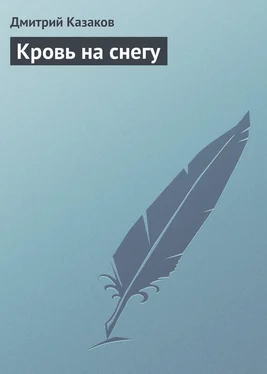 Дмитрий Казаков Кровь на снегу обложка книги