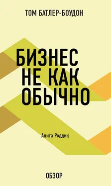 Том Батлер-Боудон Бизнес не как обычно. Анита Роддик (обзор) обложка книги