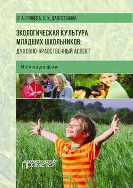 Лариса Давлетшина Экологическая культура младших школьников: духовно-нравственный аспект обложка книги