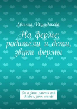 Евгения Шульдякова На ферме: родители и дети, звуки фермы. On a farm: parents and children, farm sounds обложка книги