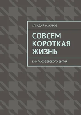 Аркадий Макаров Совсем короткая жизнь. Книга советского бытия обложка книги