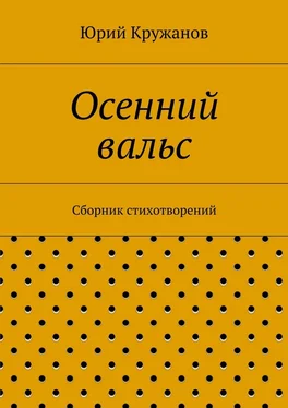 Юрий Кружанов Осенний вальс. Сборник стихотворений обложка книги