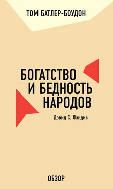 Том Батлер-Боудон Богатство и бедность народов. Дэвид С. Лэндис (обзор) обложка книги