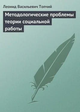 Леонид Топчий Методологические проблемы теории социальной работы обложка книги