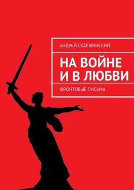 Андрей Скаржинский На войне и в любви. Фронтовые письма обложка книги