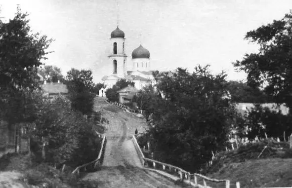 Краснослободск Вид на Смоленскую церковь с Татарской улицы 1910е Тихомиров - фото 2