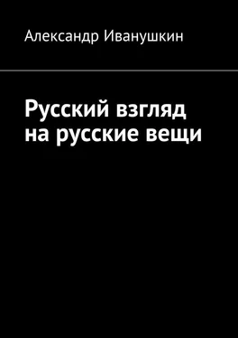 Александр Иванушкин Русский взгляд на русские вещи обложка книги