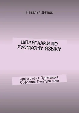 Наталья Детюк Шпаргалки по русскому языку. Орфография. Пунктуация. Орфоэпия. Культура речи обложка книги