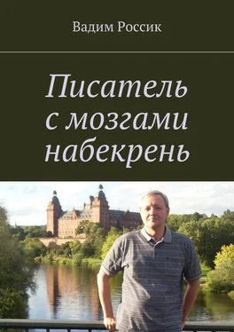 Вадим Россик Писатель с мозгами набекрень обложка книги