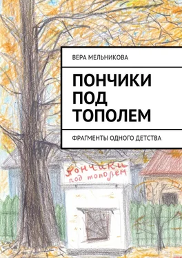 Вера Мельникова Пончики под тополем. фрагменты одного детства обложка книги