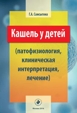 Г. Самсыгина Кашель у детей (патофизиология, клиническая интерпретация, лечение) обложка книги