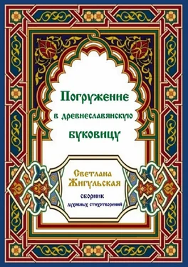 Светлана Жигульская Погружение в древнеславянскую буковицу обложка книги