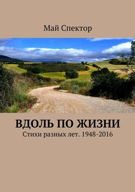 Май Спектор Вдоль по жизни. Стихи разных лет. 1948-2016 обложка книги