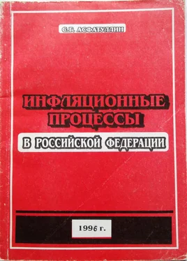 Салават Асфатуллин Инфляционные процессы в Российской Федерации обложка книги