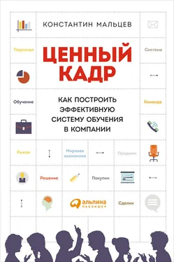 Константин Мальцев Ценный кадр: Как построить эффективную систему обучения в компании обложка книги