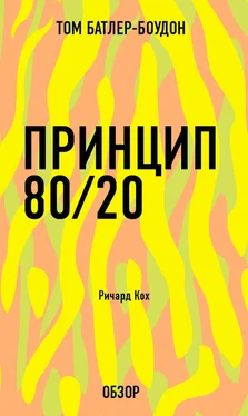 Том Батлер-Боудон Принцип 80/20. Ричард Кох (обзор) обложка книги