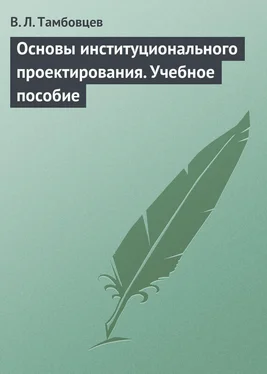 Виталий Тамбовцев Основы институционального проектирования. Учебное пособие обложка книги