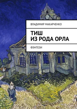 Владимир Макарченко Тиш из рода Орла. фэнтези обложка книги