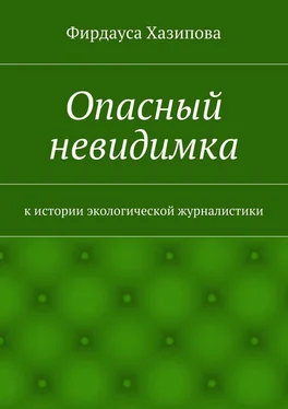 Фирдауса Хазипова Опасный невидимка. к истории экологической журналистики обложка книги