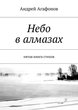 Андрей Агафонов Небо в алмазах. пятая книга стихов обложка книги