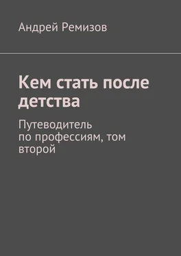 Андрей Ремизов Кем стать после детства. Путеводитель по профессиям, том второй обложка книги