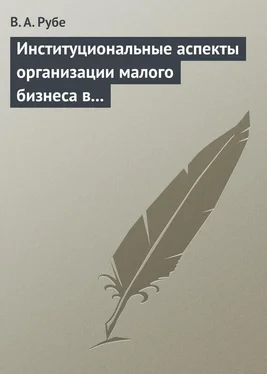 Вера Рубе Институциональные аспекты организации малого бизнеса в развитых странах и в России. Учебное пособие обложка книги