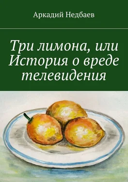 Аркадий Недбаев Три лимона. Или История о вреде телевидения обложка книги