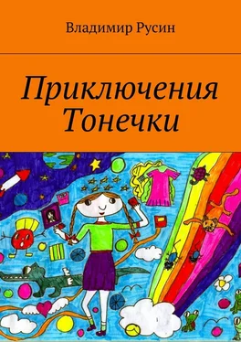 Владимир Русин Приключения Тонечки обложка книги