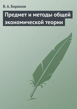 Вячеслав Бирюков Предмет и методы общей экономической теории обложка книги