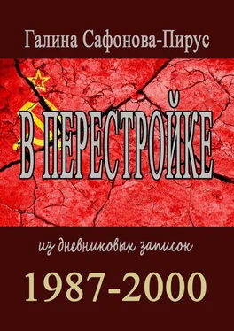 Галина Сафонова-Пирус В перестройке. 1987—2000 обложка книги