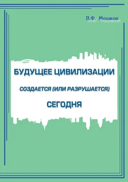 Владимир Мешков Будущее цивилизации создается (или разрушается) сегодня обложка книги