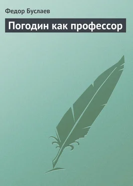 Федор Буслаев Погодин как профессор обложка книги