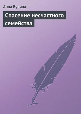 Анна Бунина Спасение несчастного семейства обложка книги