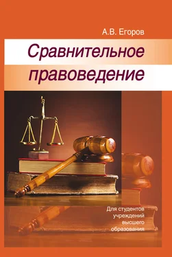 Алексей Егоров Сравнительное правоведение обложка книги