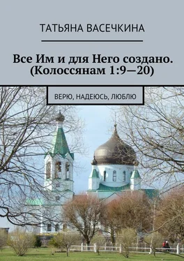 Татьяна Васечкина Все Им и для Него создано. (Колоссянам 1:9—20). Верю, надеюсь, люблю обложка книги