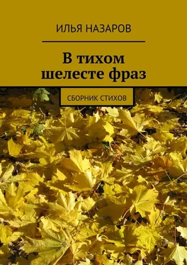 Илья Назаров В тихом шелесте фраз. Сборник стихов обложка книги