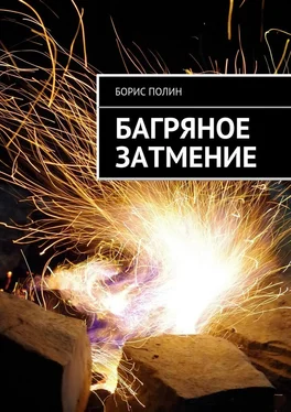 Борис Полин Багряное затмение обложка книги