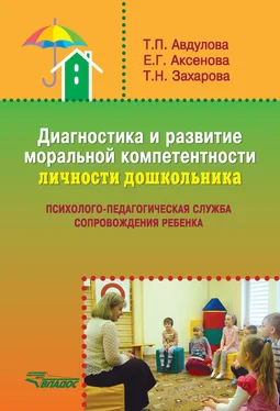 Татьяна Авдулова Диагностика и развитие моральной компетентности личности дошкольника обложка книги