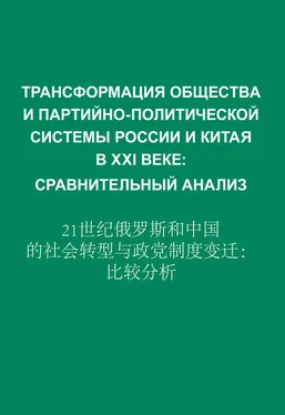 Сборник статей Трансформация общества и партийно-политической системы России и Китая в XXI веке. Сравнительный анализ обложка книги