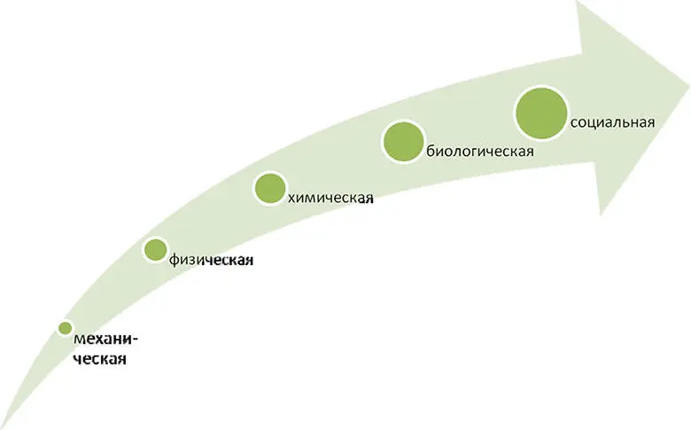 Рис 14 Формы движения материи по Энгельсу Стоит отметить три важных - фото 16