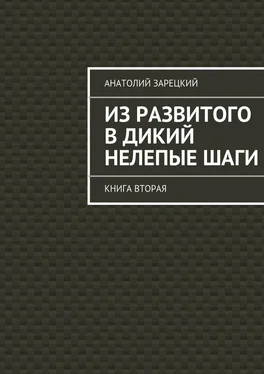 Анатолий Зарецкий Из развитого в дикий нелепые ШАГИ. Книга вторая обложка книги