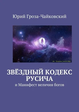 Юрий Гроза-Чайковский Звёздный кодекс Русича. и Манифест величия богов обложка книги