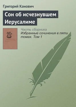 Григорий Канович Cон об исчезнувшем Иерусалиме обложка книги