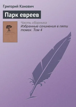 Григорий Канович Парк евреев обложка книги