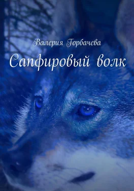 Валерия Горбачева Сапфировый волк обложка книги