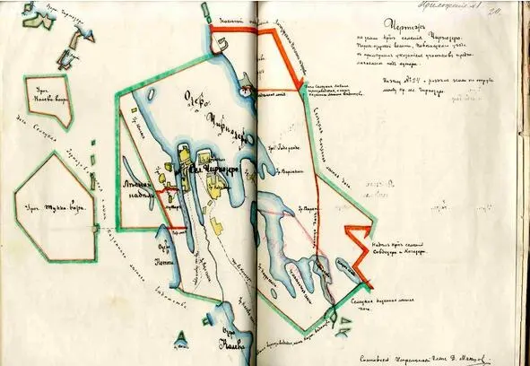 Нац Арх РК Карта Чинозера 1912 г Марта 11 дня я ниже подписавшийся - фото 3