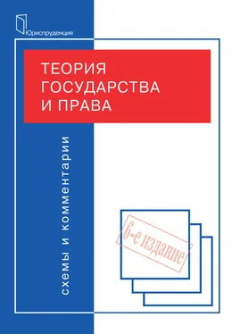 Коллектив авторов Теория государства и права. Схемы и комментарии обложка книги