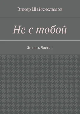 Винер Шайхисламов Не с тобой обложка книги